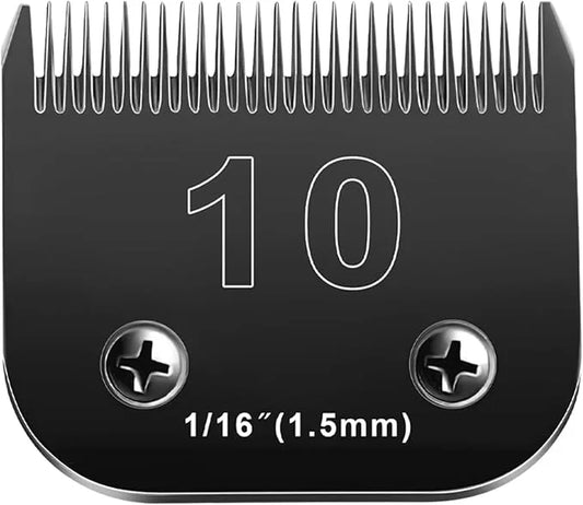 10 Blades Dog Grooming Blades Compatible with Andis/Oster A5/Wahl KM-10 Series Dog Clippers,Detachable Clipper Replacement...
