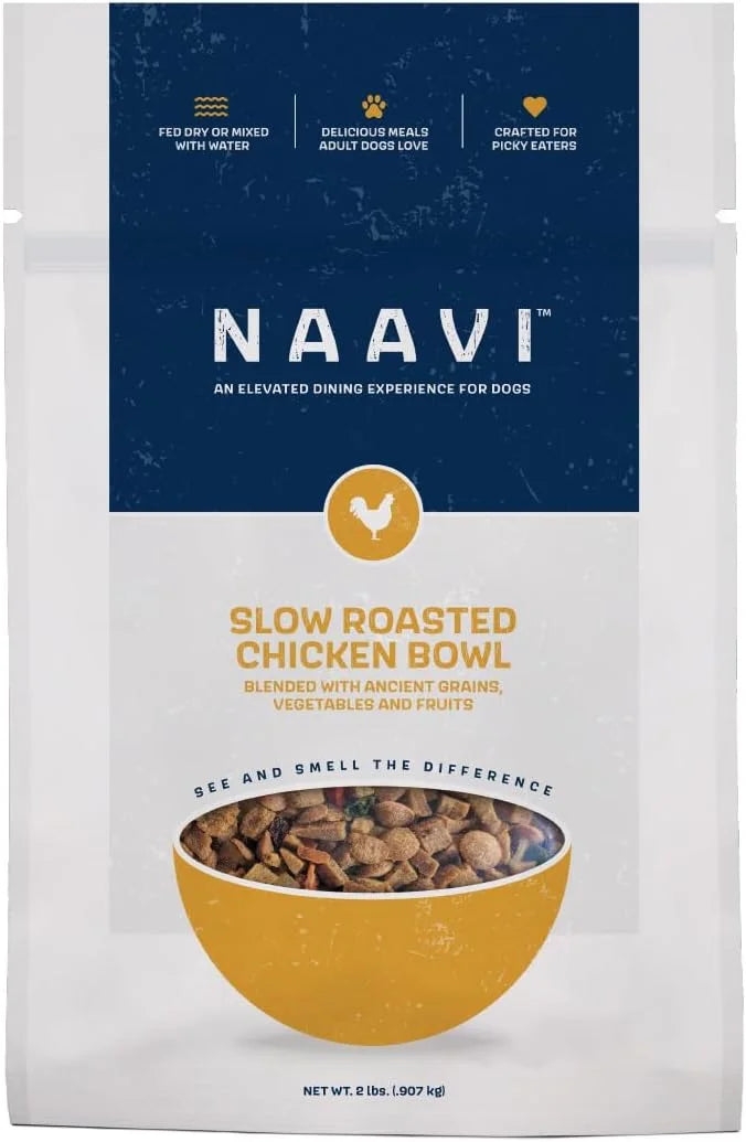 Slow Roasted Chicken Bowl with Ancient Grains, Vegetables & Fruits, Premium Dog Food Topper for Adult Dogs - 2lb - Product...