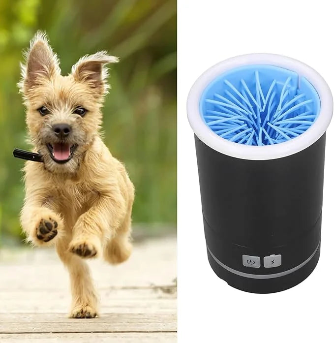 HEEPDD Dog Foot Washer, Pet Foot Washer Automatic USB Rechargeable Soft Brushes Portable Dog Foot Cleaner for Small Medium...