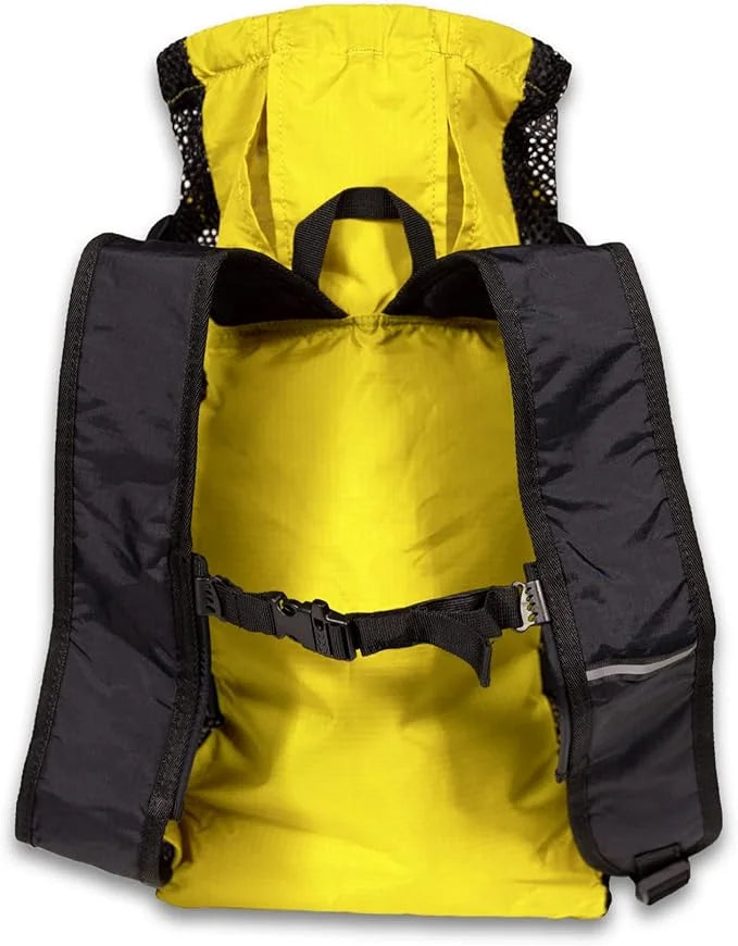 K9 Sport Sack Walk-On | Dog Carrier Dog Backpack with Harness & Storage (Extra Small, Buttercup Yellow) - Product Image