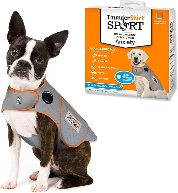ThunderShirt for Dogs, X Small, Platinum Sport - Dog Anxiety Relief Calming Vest - Product Image
