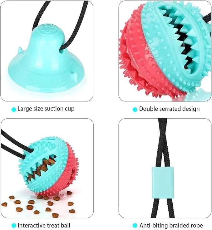 Interactive Dog Toys Tug of War, Mentally Stimulating Toys for Dogs, Puppy Teething Toys for Boredom to Keep Them Busy, Do...