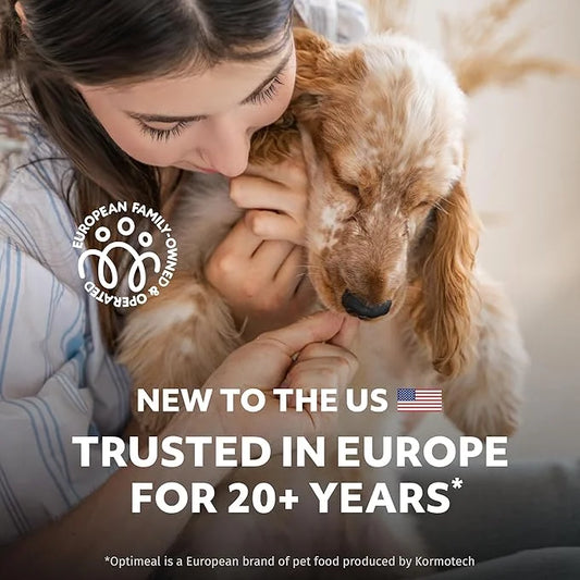 OPtimeal Dry Dog Food for Medium Dogs - Proudly Ukrainian - Dog Food Dry Recipe with High-Protein to Support Healthy Diges...
