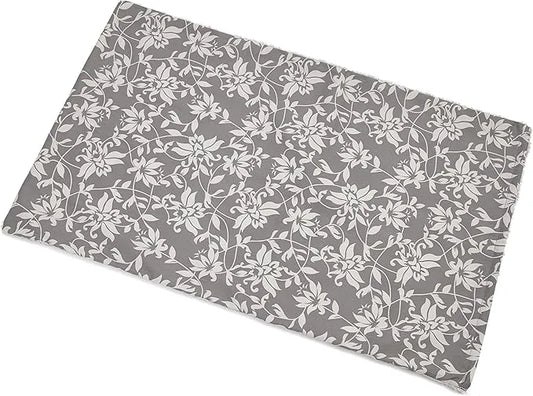MidWest Homes for Pets Quiet Time Reversible Crate Pan Cover 36' Gray Floral/Fleece - Product Image