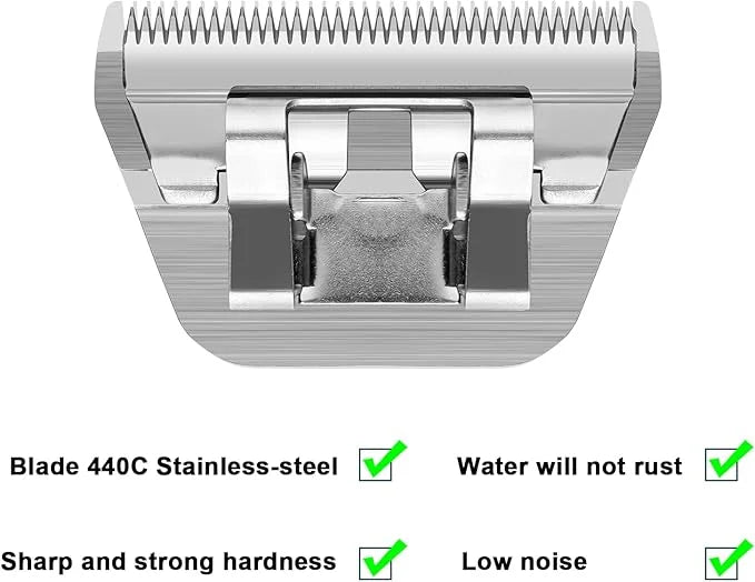 2 Pack 30 Wide Blades for Dog Grooming,Compatible with Andis,Oster A5,Wahl km10 Clippers,Cutting Length 1/100" - Product I...