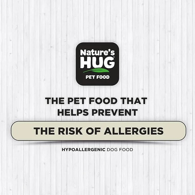 Nature's HUG Dry Dog Food, Senior-Toy & Small Breeds, 5 lb. Bag, Chicken Flavor Plant-Based Protein Vegetarian Kibble, Gra...