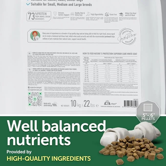 Nature's Protection Superior Care Grain Free Dry Dog Food - Healthy Dog Food All Life Stages Dogs - Balanced, Super Premiu...