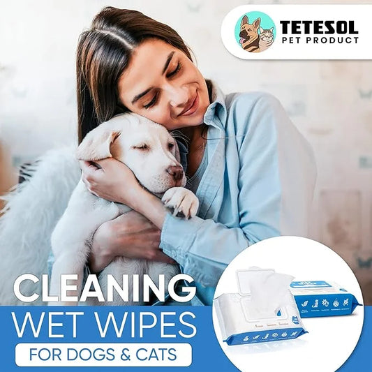 Dog Wipes for Dogs Cats, 600 Count All Purpose Cleaning Pet Wipes, Dog Ear Wipes, Quick Easy Grooming for Bums, Body, Paws...