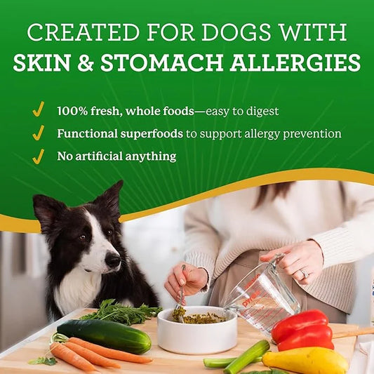 Dr. Harvey's Specialty Diet Allergy Turkey Recipe, Human Grade Dog Food for Dogs with Sensitivities and Allergies (5 Pound...