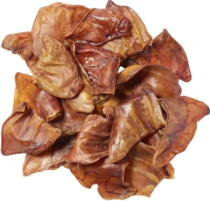 Wild Wolf USA Pig Ears (5 Pack) 100% Natural Dog Chew Treat - Sourced and Baked in The USA - Healthy, High Protein Snack -...