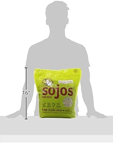 SOJOS Pre-Mix Natural Grain Free Dry Raw Freeze Dried Dog Food, 8-Pound Bag - Product Image