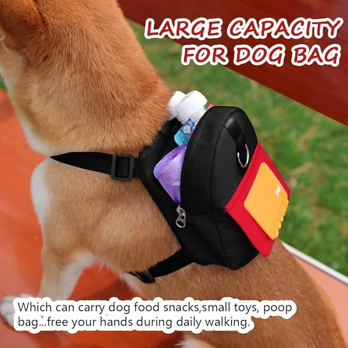 Dog Backpack for Small Dogs to Wear,Cute Pet Puppy Harness Backpacks with Leash Adjustable Dog Self Carrier Bag for Travel...