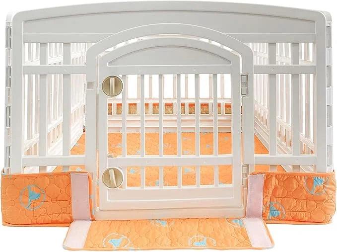 PJYuCien Dog Playpen Bottom Pad Fits for 36 Inch 4 Panels Exercise Pet Pen, Using as a Fence Stabilization and Puppy Pen M...