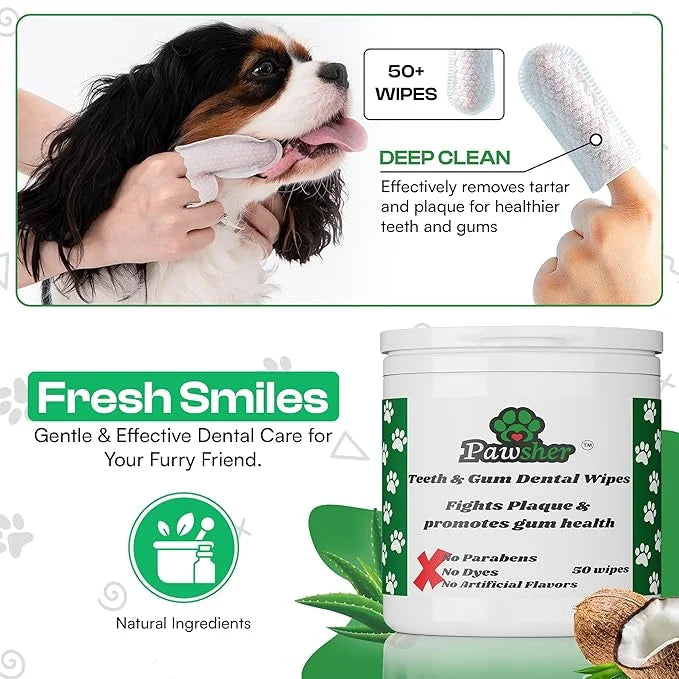 Ultimate Dog Wellness Pack: Fur Spray, Dental Care (Spray & Wipes), Paw Balm and Dog Wet Wipes - Product Image