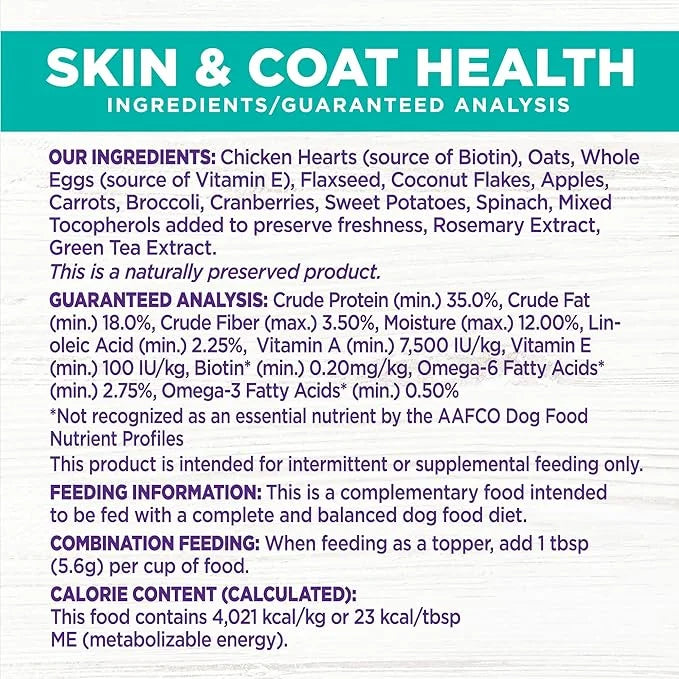 Wellness CORE Bowl Boosters Skin & Coat Dog Food Topper, 4 Ounce Bag (Pack of 2) - Product Image