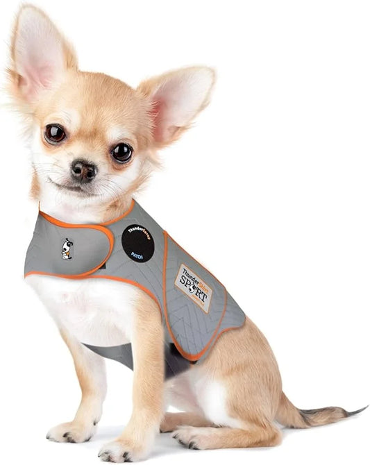 ThunderShirt for Dogs, XX Small, Platinum Sport - Dog Anxiety Relief Calming Vest - Product Image