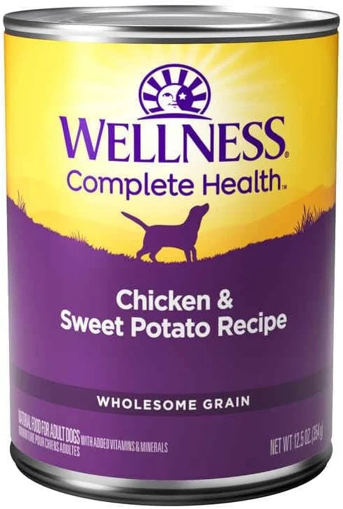 Wellness, Dog Food Chicken & Sweet Potato 12.5 Oz - Product Image