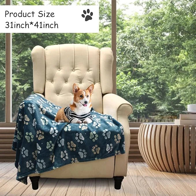 1 Pack 3 Blankets for Dogs, Dog Blankets for Large Dogs, Medium Dog Blanket Super Soft Fluffy Premium Fleece Pet Blanket F...