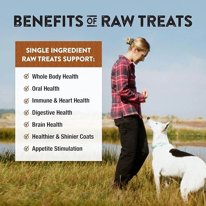Northwest Naturals Raw Rewards Freeze-Dried Bison Liver Treats for Dogs and Cats - Bite-Sized Pieces - Healthy, 1 Ingredie...