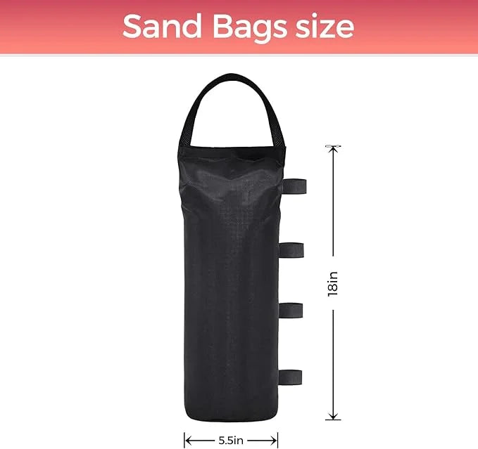 Extra Large Weights Sand Bags Set of 4 for Outdoor Dog Shelter, Heavy Duty Canopy Weight Bags(120LBS) for Pop up Canopy Te...