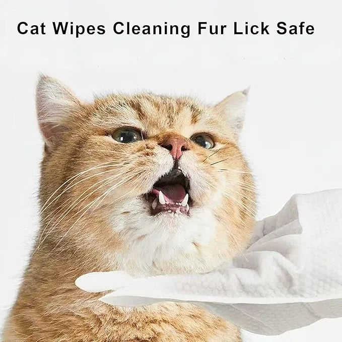 Pet Glove Wipes for Dogs and Cats, Extra Thick Dog Wipes Cleaning Deodorizing, Rinse Free Cleaning Gloves Dog Washing Glov...