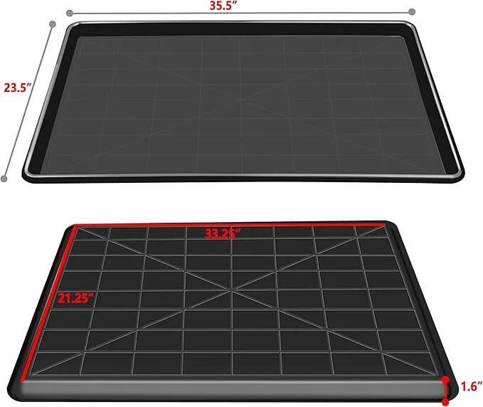 Dog Crate Tray 36" - ChewProof Replacement Pan, Easy to Clean, Easy to Assemble,Ideal for Potty Training - Perfect for Pet...