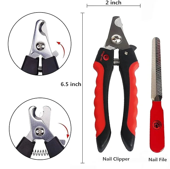 10-in-1 Professional Grooming Kit | Complete Supplies for Dogs & Cats | Slicker, Deshedding & Long-Haired Pet Brush Set - ...