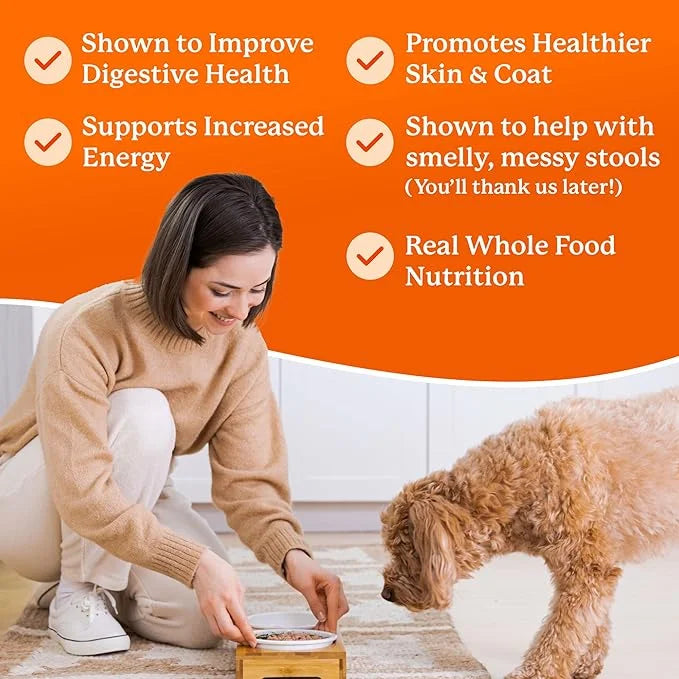 Dr. Harvey's Veg-to-Bowl Fine Ground Dog Food, Human Grade Dehydrated Base Mix for Dogs, Grain Free Holistic Mix for Small...