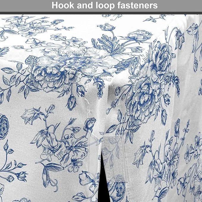 Lunarable Flowers Dog Crate Cover, Floral Themed Monochromatic Roses Peonies Bells Peas Bouquet Composition, Easy to Use P...