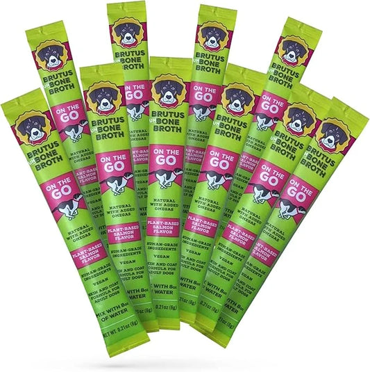 Brutus Broth Instant On The Go Vegetable Powder for Dogs - Vegetable Powder with Omegas 3, 6 & 9 & Turmeric - Human Grade ...