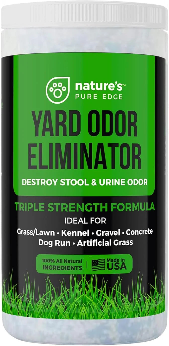 "Nature's Pure Edge,Yard Odor Eliminator. Perfect For Artificial Grass, Patio, Kennel, and Lawn. Instantly Removes Stool a...