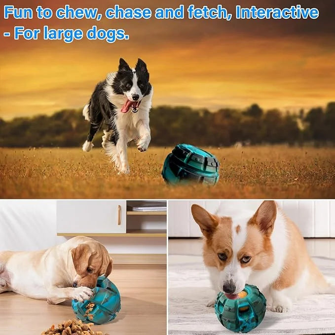 Yipetor Dog Toy, Frozen Treat Toy, Treat Dispensing Dog Toy, Large Chew Toy, Freezable Fillable Rubber Dog Toys, I Reduces...