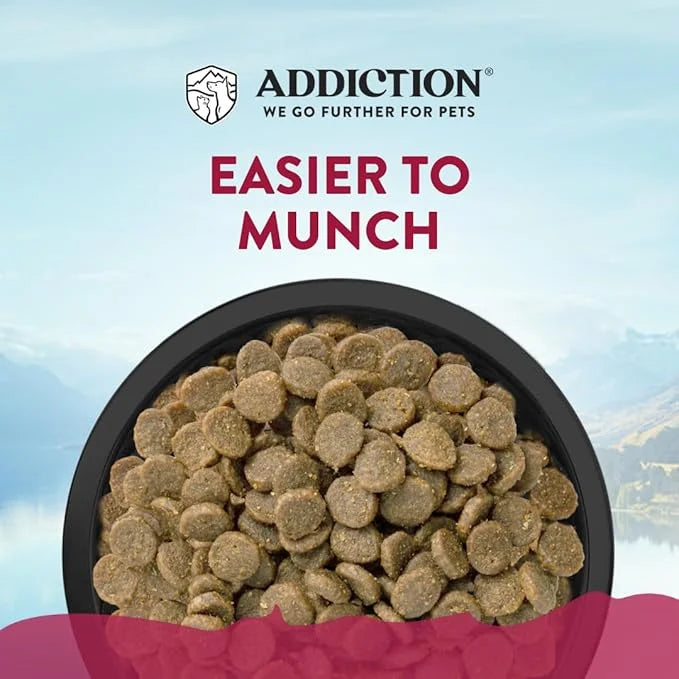 Addiction Viva La Venison All Life Stages Small Breed Grain-Free Premium Venison Dry Dog Food Crafted in New Zealand - 3.3...