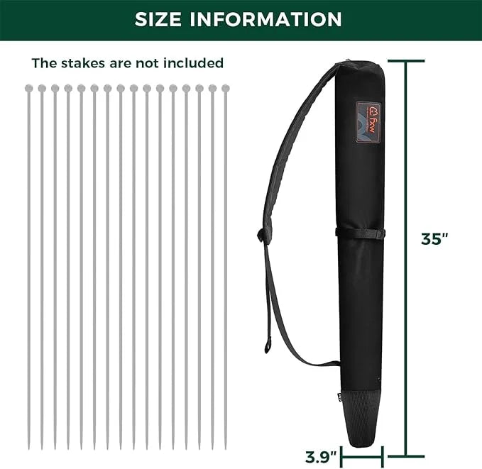FXW Stake Bag Designed for Storing and Carrying While Camping, Suitable for All Dog Pen Brands - Product Image