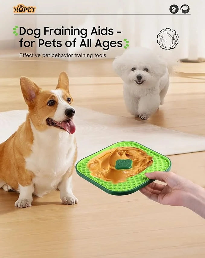 HOPET Licking Mat for Dogs Crate, Interactive Large 7.1" Size Lick Mats for Boredom Relief & Anxiety Reduction, Soft & Saf...