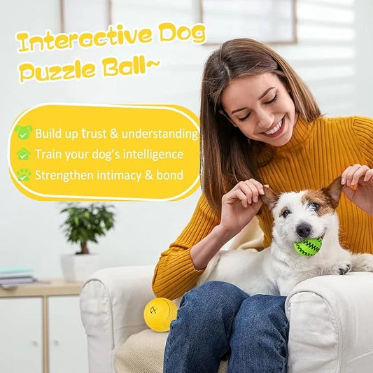Dog Puzzle Toy 2 Pack, HIPPIH Interactive Dog Toys for Treat Dispensing, Durable Puppy Toys for Teething Small Dogs, Dog T...