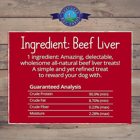 Freeze Dried Dog and Cat Treats, Beef Liver, All Natural Single Ingredient Freeze-Dried Dog Treat & Dog Snacks, Made in US...