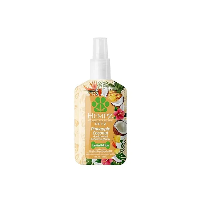Hempz NEW Dog Cologne, Deodorizing Spray, Limited Edition Tropical Coconut Scent for smelly pets, 8.5 oz. - Product Image