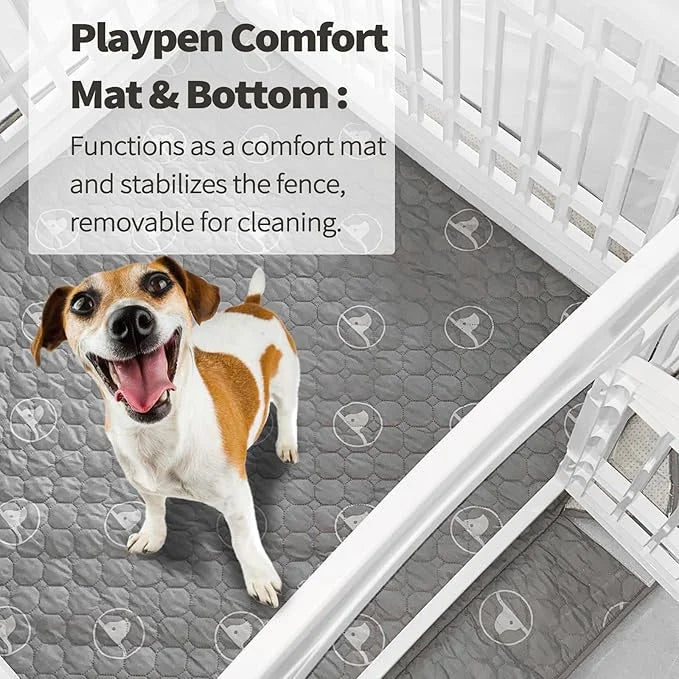 PJYuCien Dog Playpen Bottom Pad Fits for 36 Inch 4 Panels Exercise Pet Pen, Using as a Fence Stabilization and Puppy Pen M...