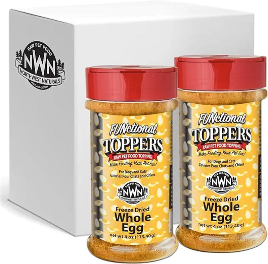 Northwest Naturals Freeze-Dried Whole Chicken Egg Functional Topper - for Dogs & Cats - Healthy, 1 Ingredient, Human Grade...