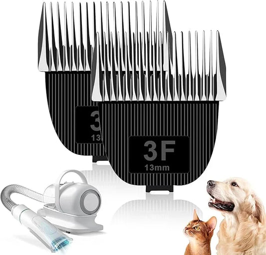 2 Pack Replacement Blade for nebot P1 Pro Pet Grooming Kit & Vacuum,Size-3F Cut Length 1/2"(13mm),Made of Ceramic Blade & ...