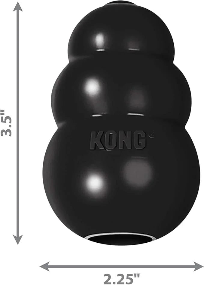 KONG Extreme Dog Toy - Fetch & Chew Toy - Treat-Filling Capabilities & Erratic Bounce for Extended Play Time Most Durable ...
