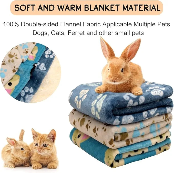 1 Pack 3 Blankets for Dogs Blankets for Medium Dogs Medium Dog Blanket Super Soft Fluffy Premium Fleece Pet Blanket Flanne...
