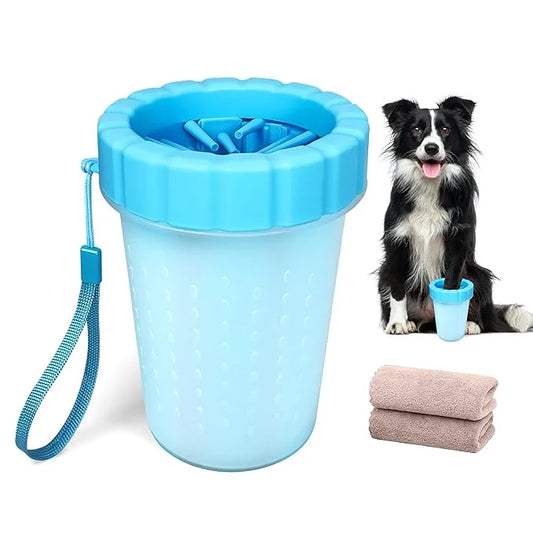 Qianruida Dog Paw Cleaner Cup, Soft Silicone, Portable, Easy to Clean, Removes Mud and Dirt, Grooming Accessory for Home, ...