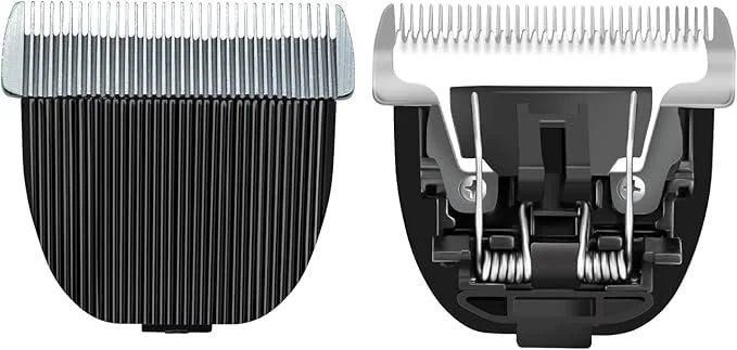 2 Pack Replacement Blade Compatible with oneisall Low Noise Dog Clippers, Made of Ceramic Blade & Stainless Steel Blade - ...