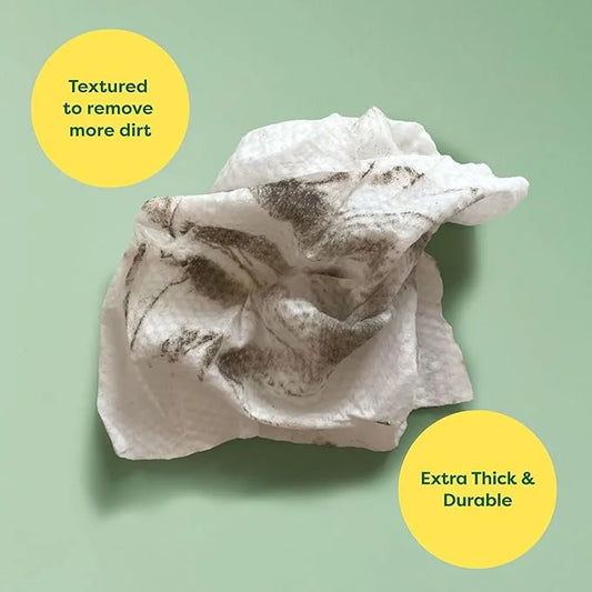 Earth Rated Hypoallergenic Dog Grooming Wipes for at Home & On-The-Go, for Paws, Body & Butt, Includes 4 Travel and Full S...