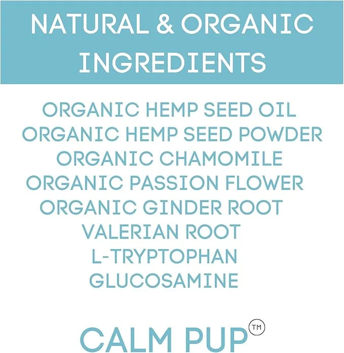 Hemp Dog Calming Chews - Anxiety Relief Treats, 240 Calming Treats for Dogs, Calm Pup Dog Anxiety Relief & Joint Support, ...