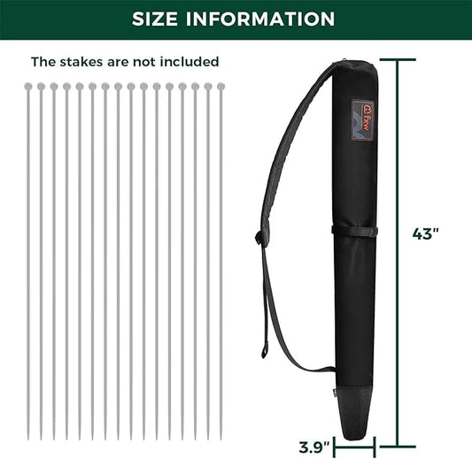FXW Stake Bag Designed for Storing and Carrying While Camping, Suitable for All Dog Pen Brands - Product Image