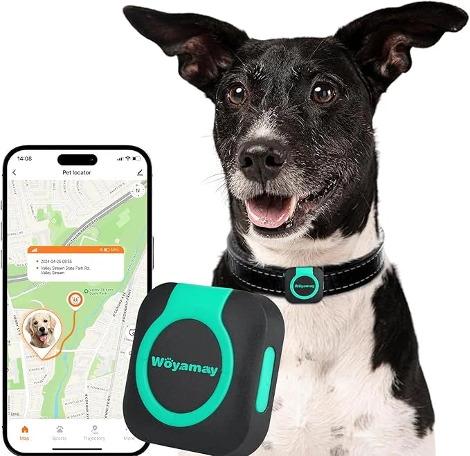 GPS Tracker & Health Monitoring for Dogs -Pet GPS Location Tracker, Wellness & Escape Alerts, Waterproof, Works with Any C...
