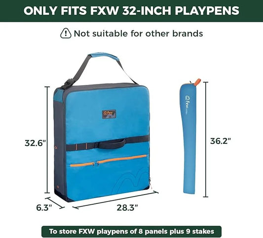 FXW Specialized Dog Playpen Storage Bag (Not Suitable for Other Brands), Designed for RV Trips, Fits 32" H 8 Panels and 9 ...
